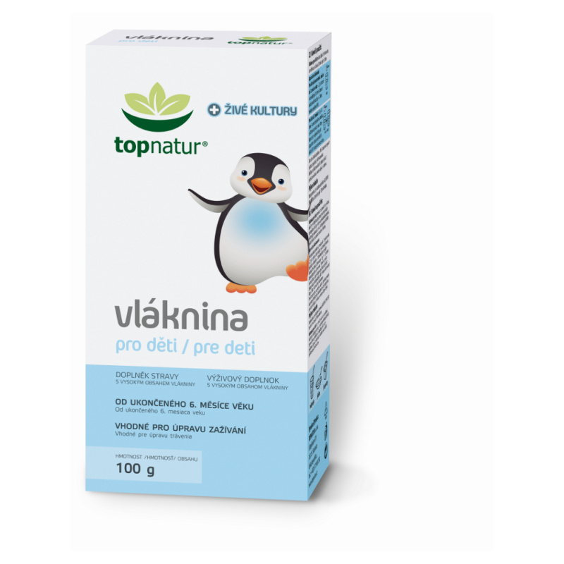 TOPNATUR Vláknina pro děti s probiotiky 100 g