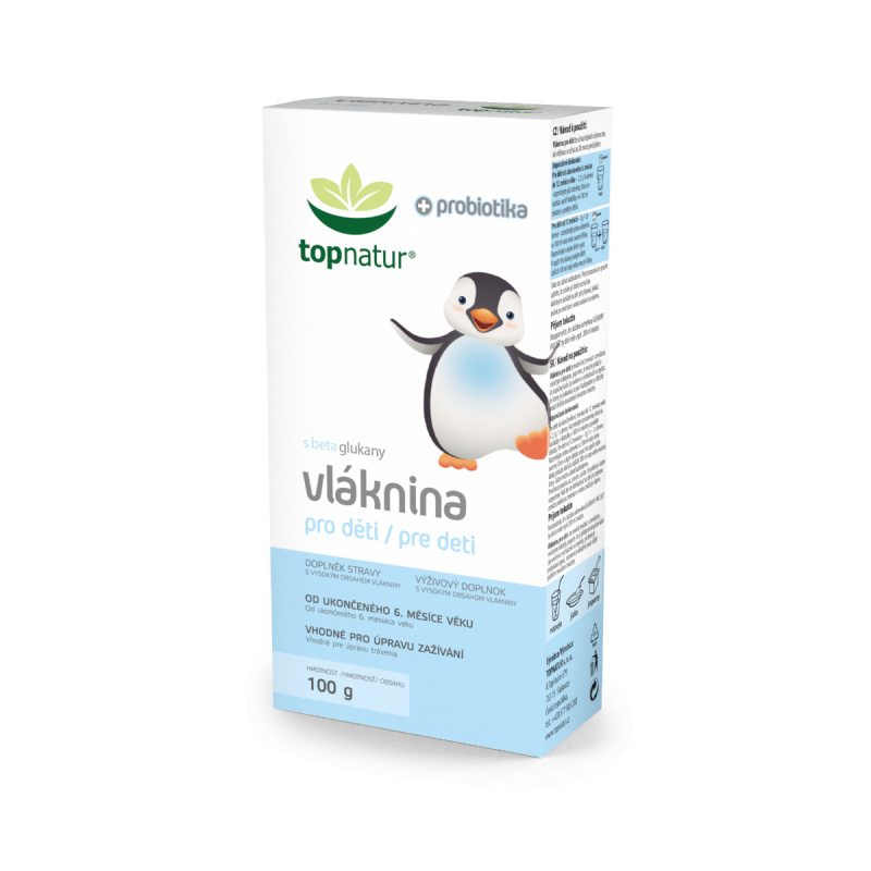 TOPNATUR Vláknina pro děti s probiotiky 100 g