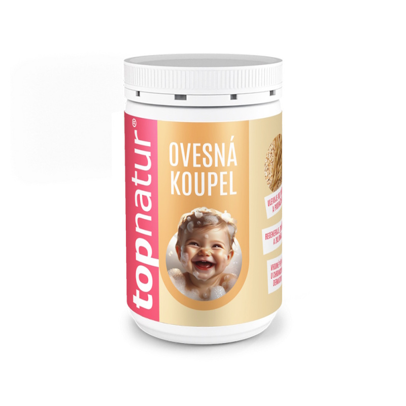 Ovesná koupel pro děti dóza 350g TOPNATUR
