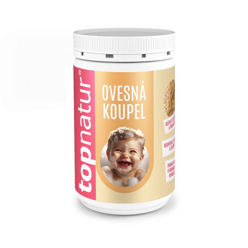 Ovesná koupel pro děti dóza 350g TOPNATUR