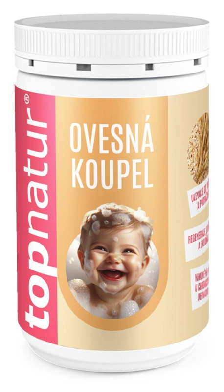 Ovesná koupel pro děti dóza 350g TOPNATUR