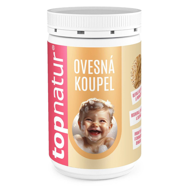 Ovesná koupel pro děti dóza 350g TOPNATUR