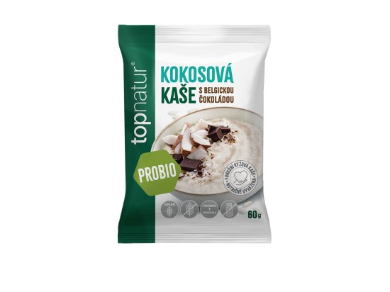 TOPNATUR Probio kaše kokos s belgickou čokoládou 60g