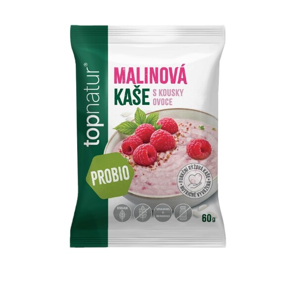 Topnatur Probio kaše Malinová, 60 g