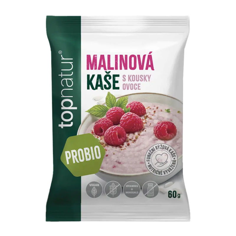 Topnatur Probio kaše Malinová, 60 g