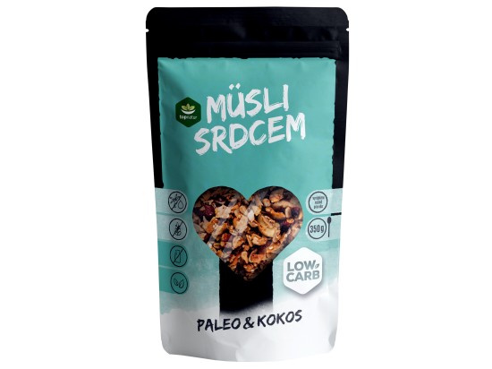 TOPNATUR Low carb müsli srdcem 350 g