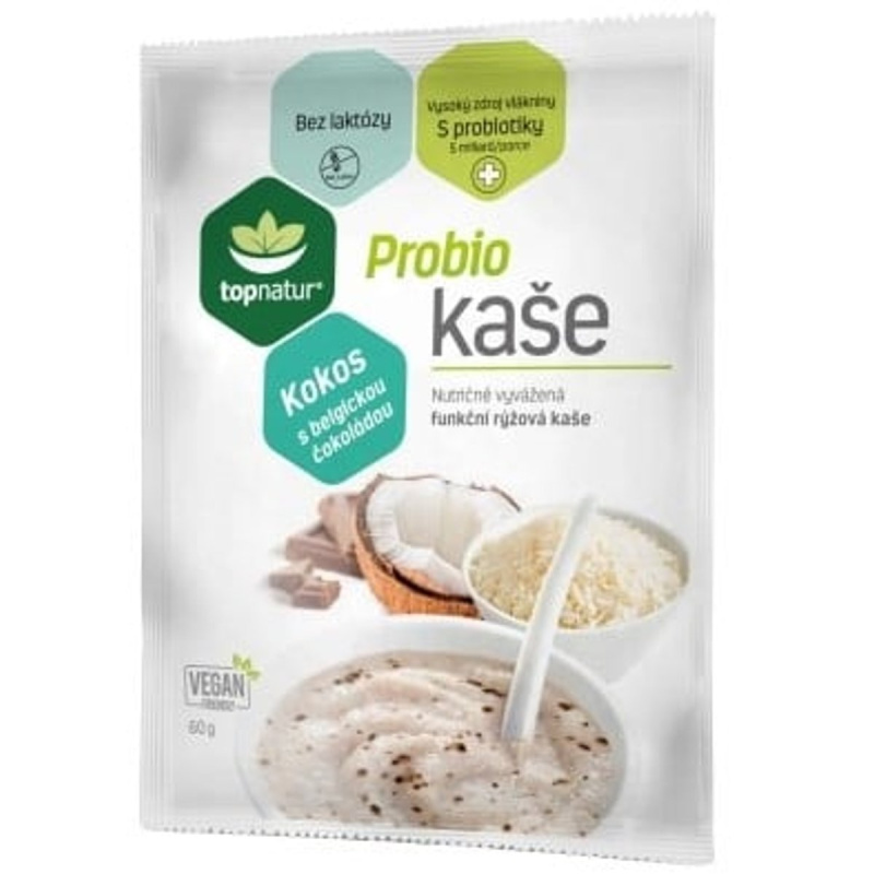 Topnatur Probio kaše kokos s belgickou čokoládou
