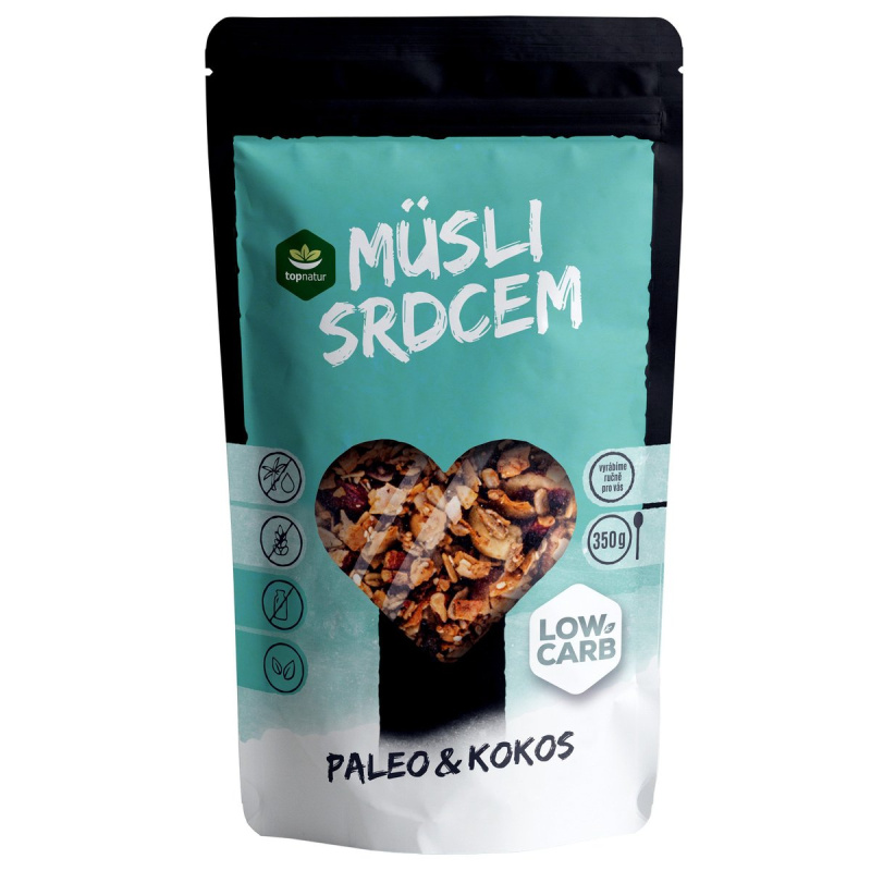 Topnatur Low Carb müsli srdcem