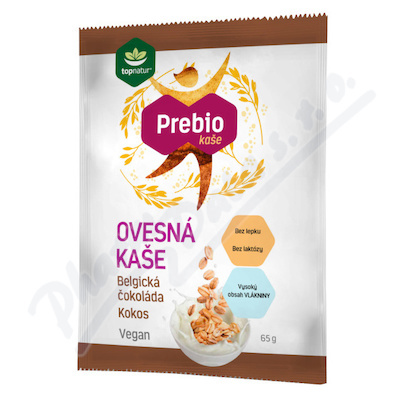 Topnatur Prebio ovesná kaše Belgická čokoláda&kokos 65 g