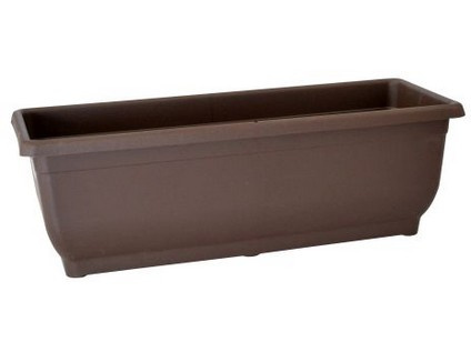 Samozavlažovací truhlík Aqua Gloria 50 cm, hnědý