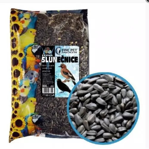 Fine Pet slunečnice černá 800g