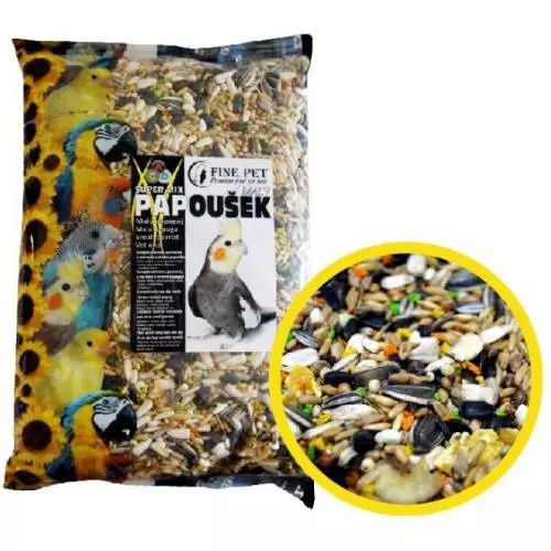 FINE PET Super Mix Malý papoušek 800g
