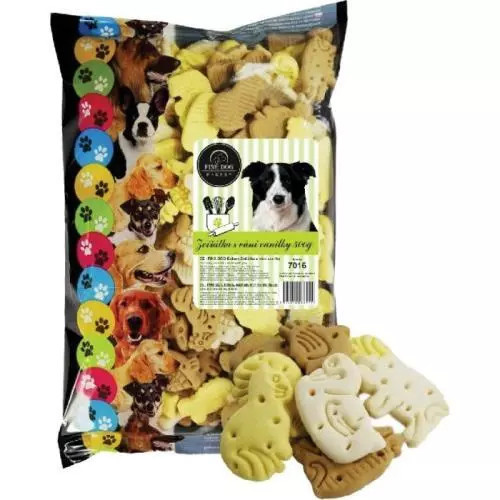Fine Dog Bakery zvířátka s vůní vanilky 500g