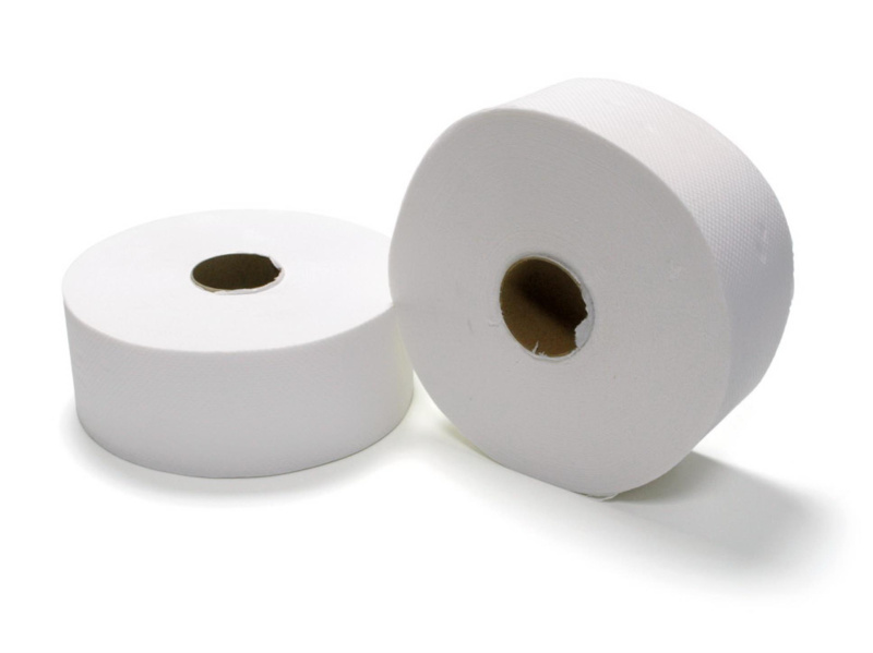 Toaletní papír jumbo - 2vrstvý, recykl, 19 cm, 6 rolí