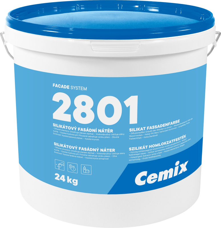 Barva fasádní silikátová Cemix 2801 24 kg