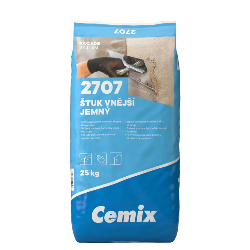 Cemix Štuk Vnější Jemný 25 kg