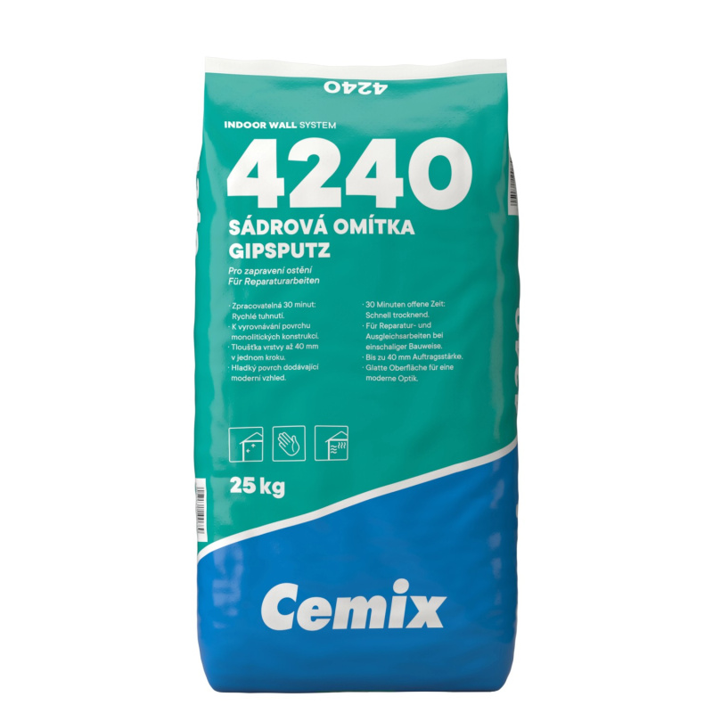Cemix Sádrová omítka ruční 25 kg