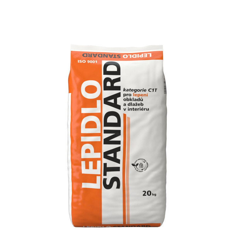 Lepidlo STANDARD C1T pro lepení obkladů a dlažeb v interiéru 20 kg