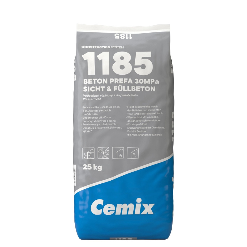 Cemix Výplňový beton do prefabrikátů 25 kg