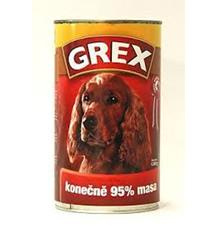 GREX konz. pes hovězí 1280g