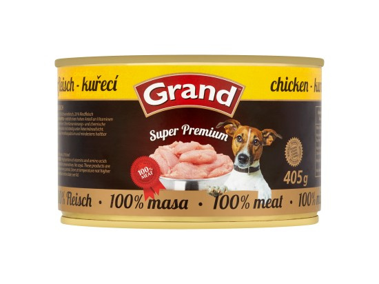 GRAND konz. Superpremium pes drůbeží 405 g