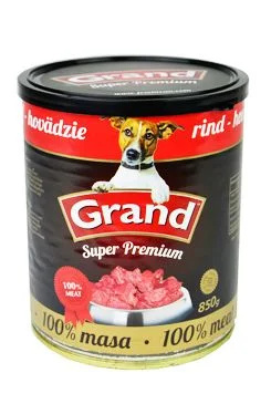 GRAND konz. Superpremium pes hovězí 850 g