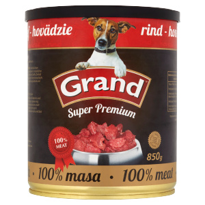GRAND konz. Superpremium pes hovězí 850 g