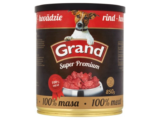 GRAND konz. Superpremium pes hovězí 850 g