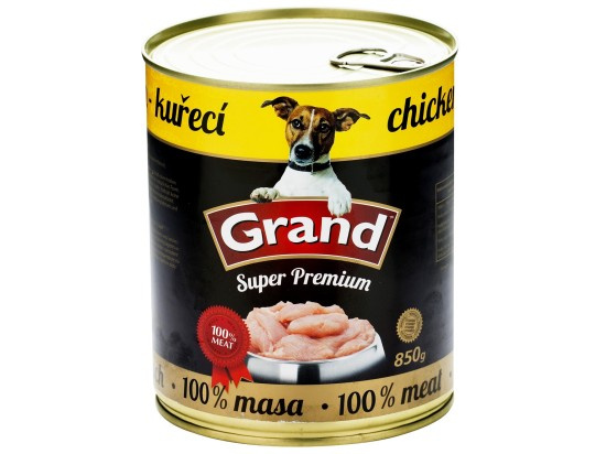 GRAND konz. Superpremium pes drůbeží 850 g