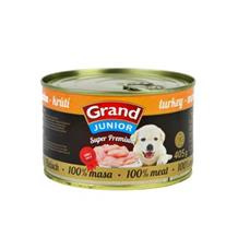 GRAND konz. Superpremium Junior pes krůtí 405 g
