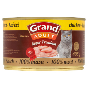 GRAND konz. Superpremium kočka kuřecí 405 g