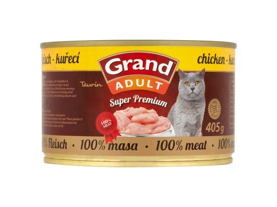 GRAND konz. Superpremium kočka kuřecí 405 g