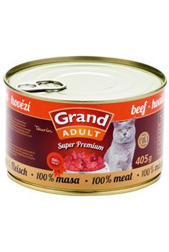 GRAND konz. Superpremium kočka hovězí 405 g