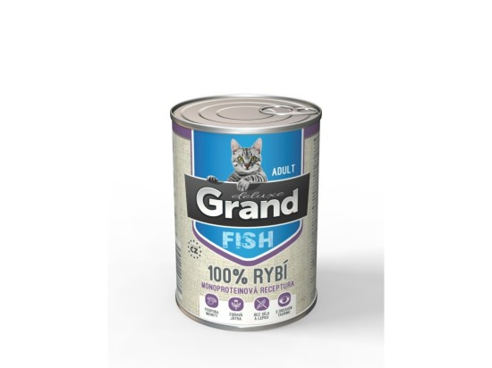 Grand rybí konzerva 400g kočka  deluxe