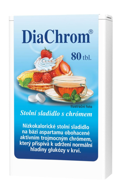 DiaChrom tbl.80 nízkokalorické sladidlo