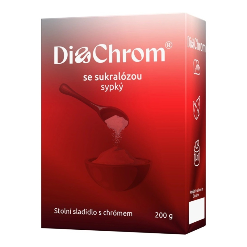 DI CHROM Se sukralózou sypký stolní sladidlo 200 g