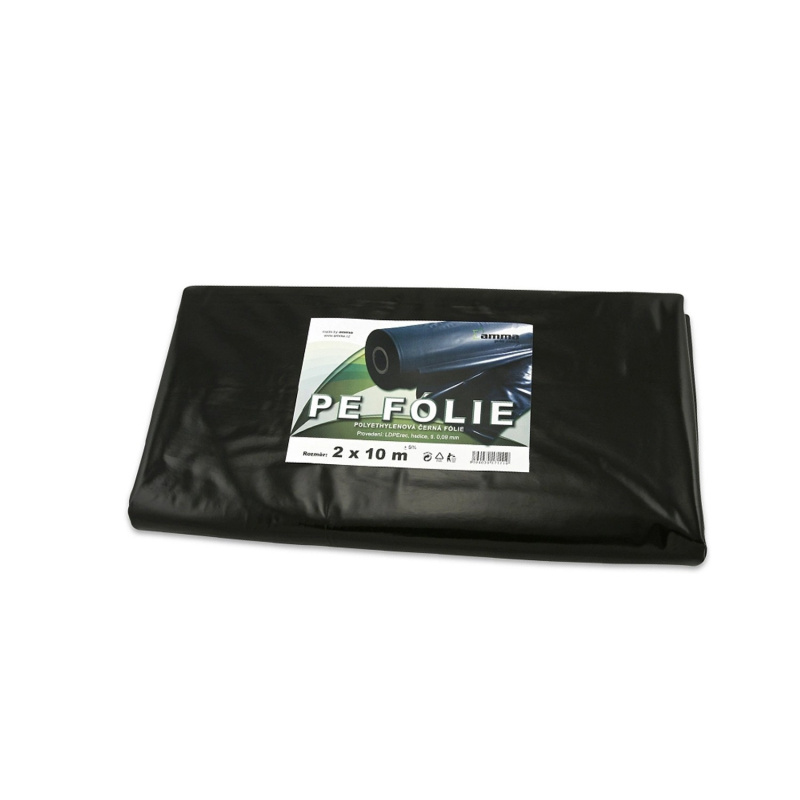 Fólie LDPE typ A černá 2 x 10 m