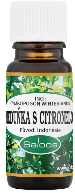 Saloos Meduňka s citronelou esenciální olej 10 ml