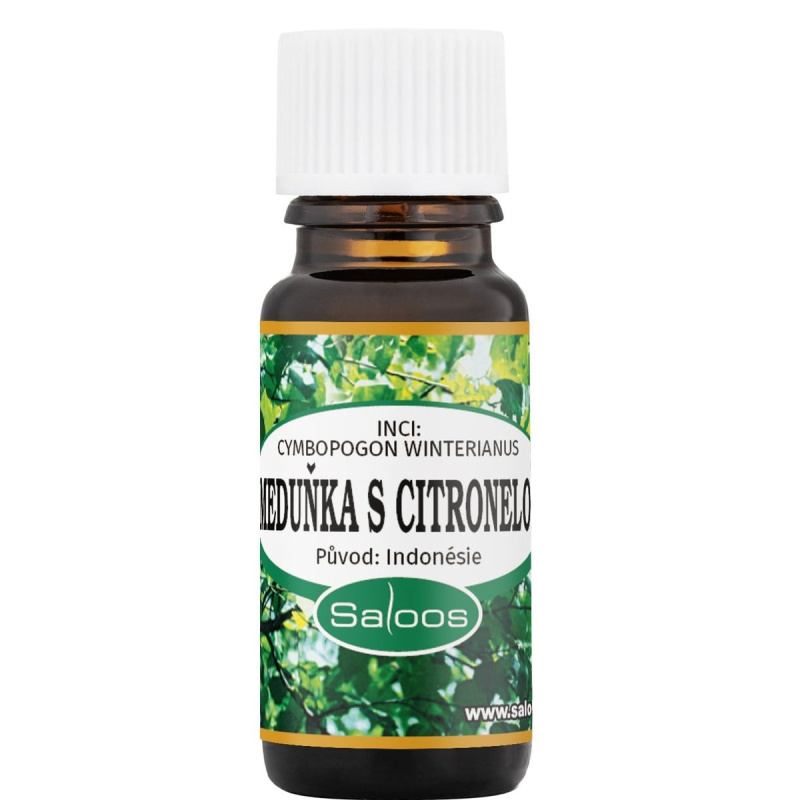 Saloos Meduňka s citronelou esenciální olej 10 ml