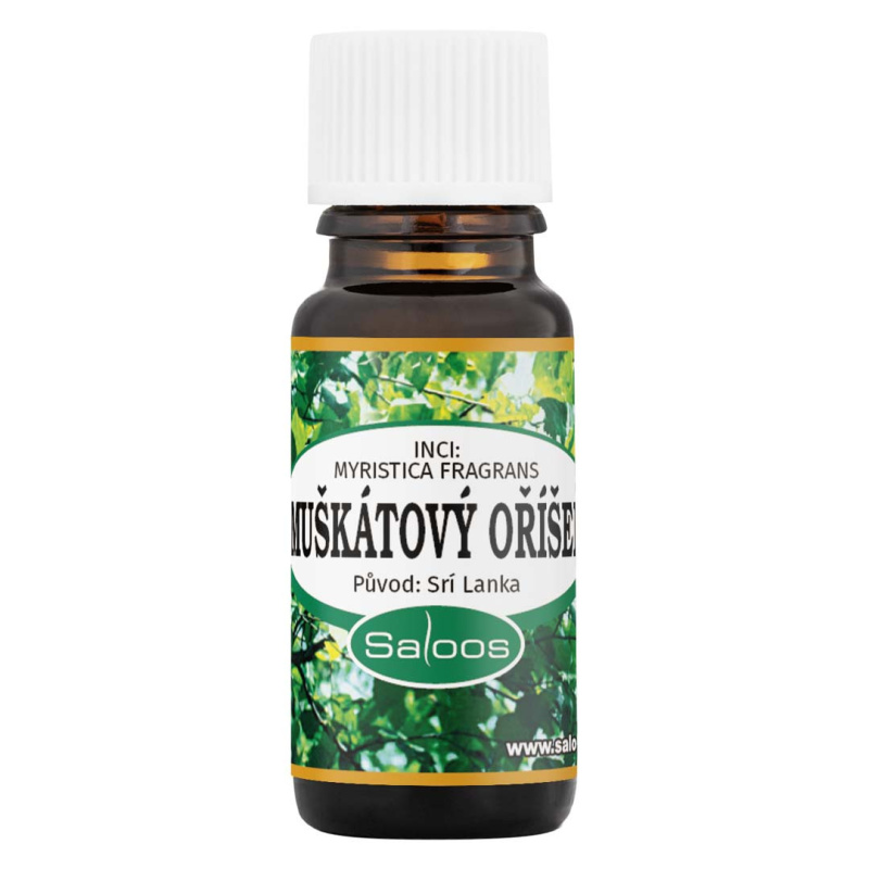Saloos Esenciální olej Muškátový oříšek Objem: 10 ml