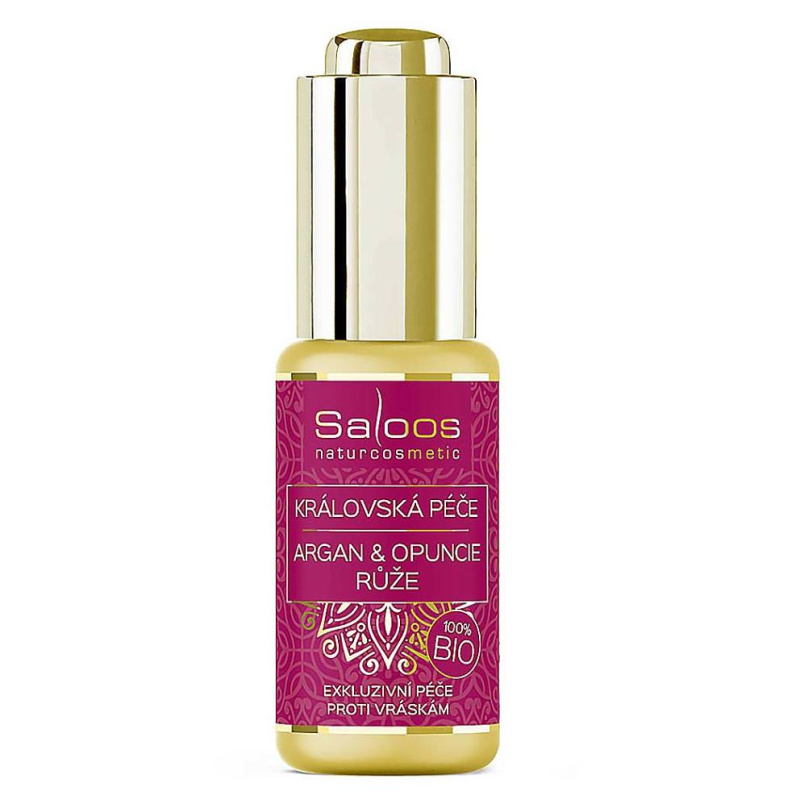 Pleťový olej Argan + Opuncie + Růže SALOOS Naturcosmetics 20 ml