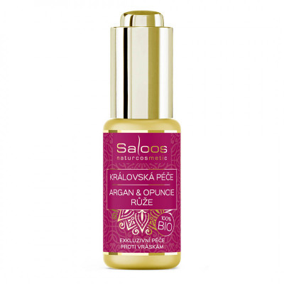 Pleťový olej Argan + Opuncie + Růže SALOOS Naturcosmetics 20 ml