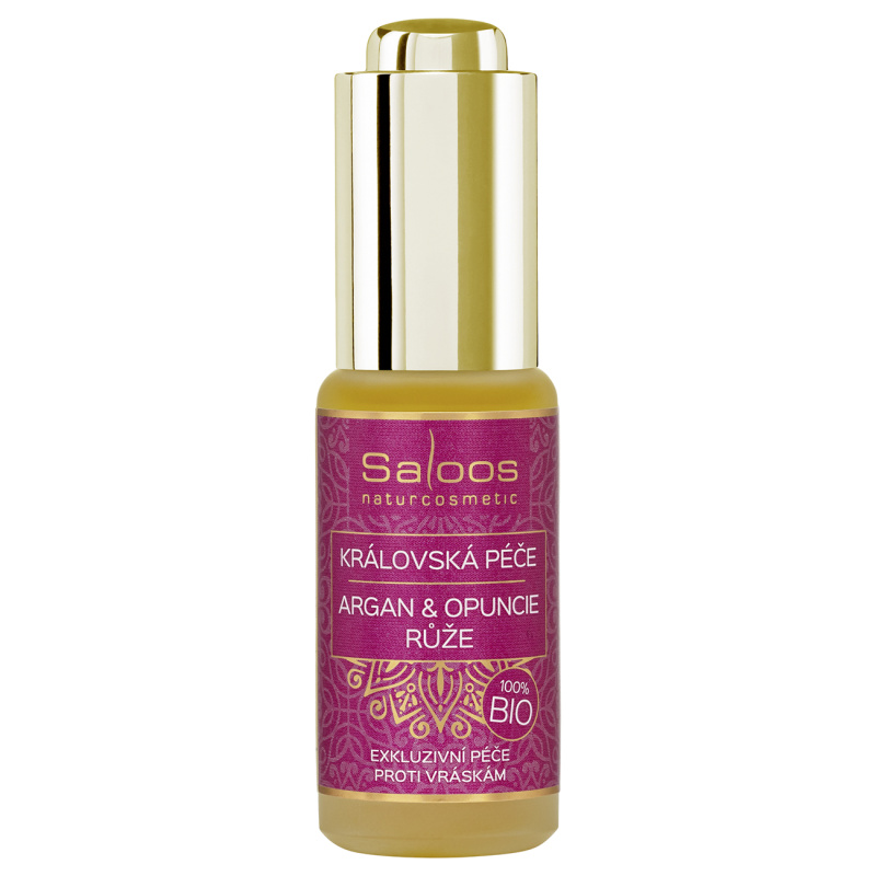 Pleťový olej Argan + Opuncie + Růže SALOOS Naturcosmetics 20 ml