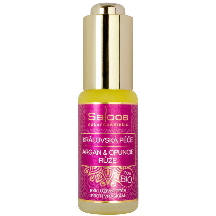 Pleťový olej Argan + Opuncie + Růže SALOOS Naturcosmetics 20 ml