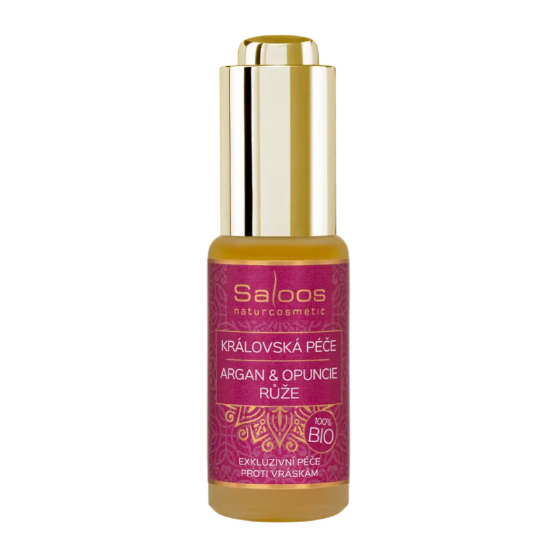 Pleťový olej Argan + Opuncie + Růže SALOOS Naturcosmetics 20 ml