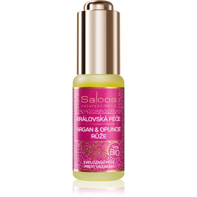 Pleťový olej Argan + Opuncie + Růže SALOOS Naturcosmetics 20 ml