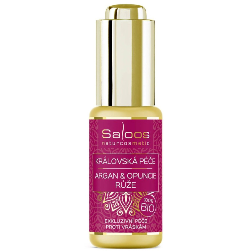 Pleťový olej Argan + Opuncie + Růže SALOOS Naturcosmetics 20 ml