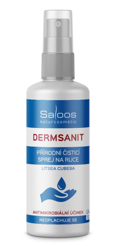 Saloos Přírodní bezoplachový sprej na ruce, Dermsanit 50 ml