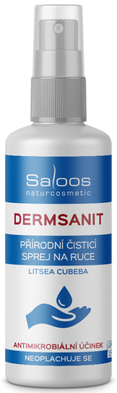 Saloos Přírodní bezoplachový sprej na ruce, Dermsanit 50 ml
