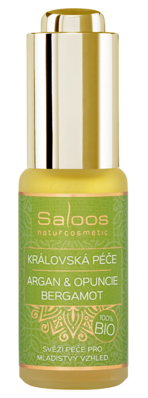 Saloos Argan & Opuncie – Bergamot 100% bio 20 ml | Bio královská péče